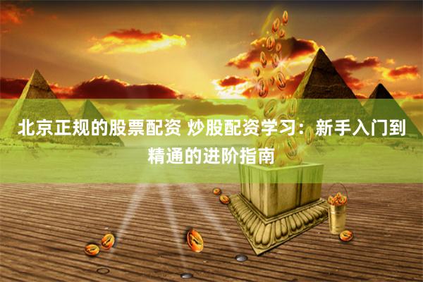 北京正规的股票配资 炒股配资学习：新手入门到精通的进阶指南